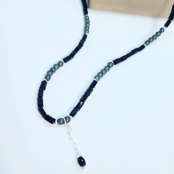Hematite Necklace 4 mm - Picture 4 of 4